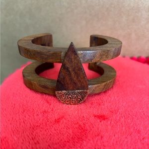 Hard wood w gold embellishments